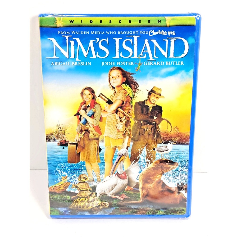 Nims Island DVD Breslin Foster Butler Fun Family Adventure‎ Movie